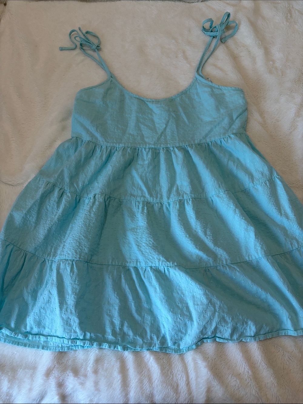 Blue sundress
